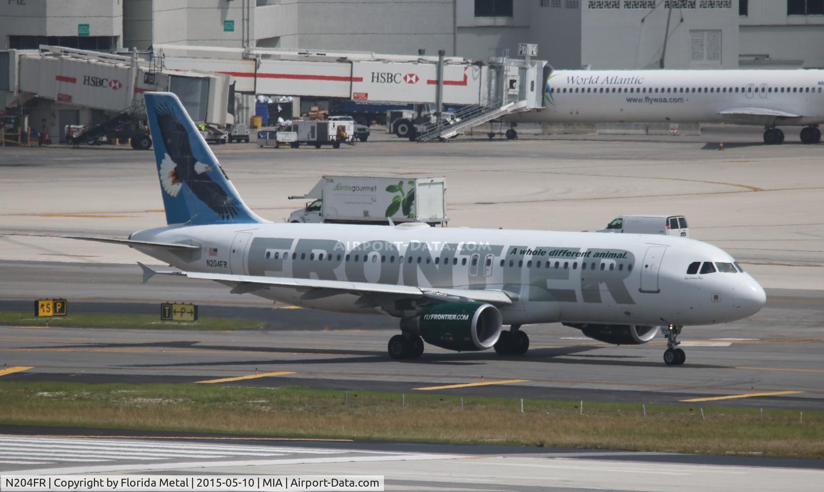 N204FR, 2004 Airbus A320-214 C/N 2325, Frontier