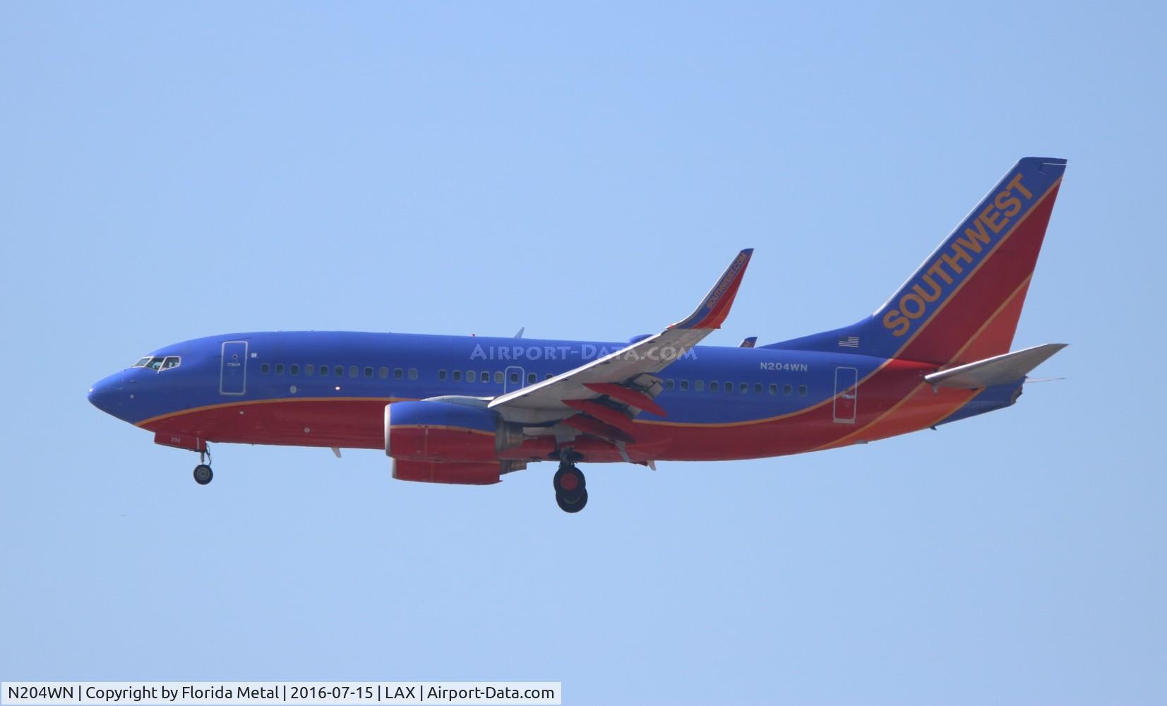 N204WN, 2005 Boeing 737-7H4 C/N 29855, Southwest