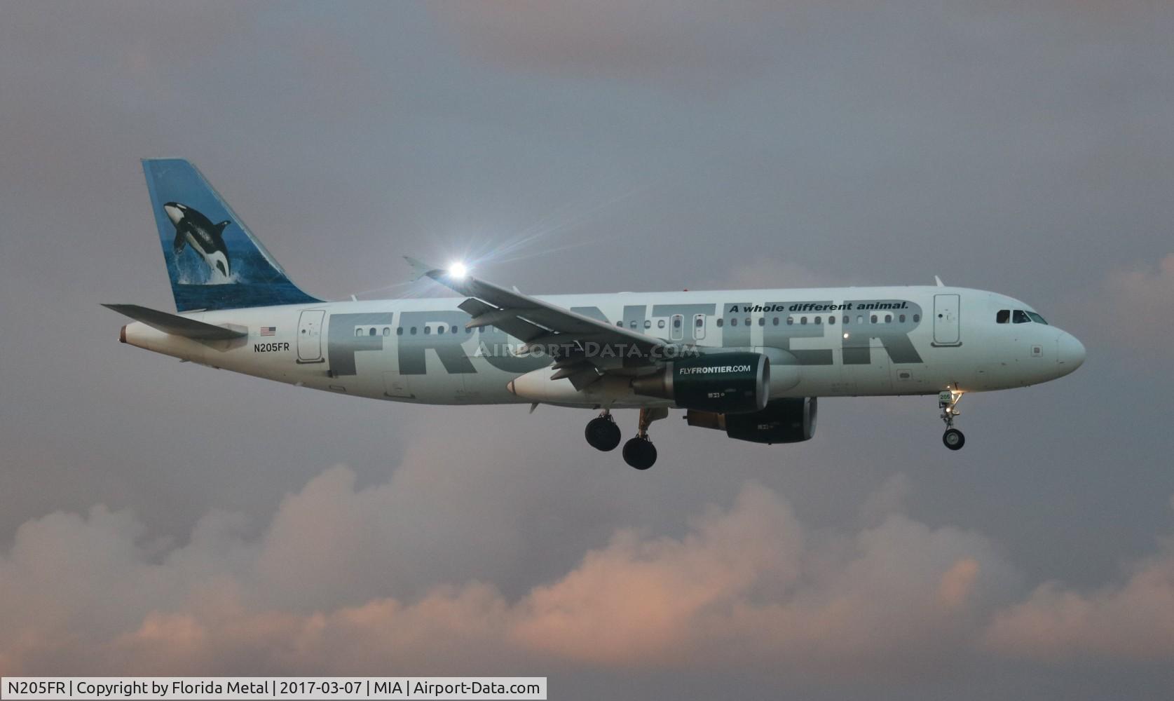 N205FR, 2010 Airbus A320-214 C/N 4253, Frontier
