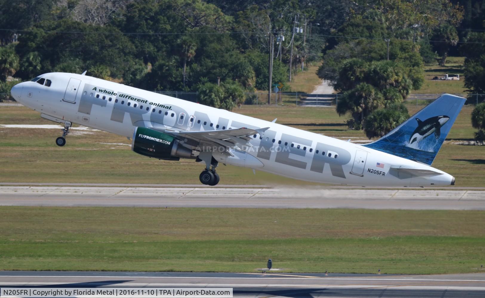 N205FR, 2010 Airbus A320-214 C/N 4253, Frontier