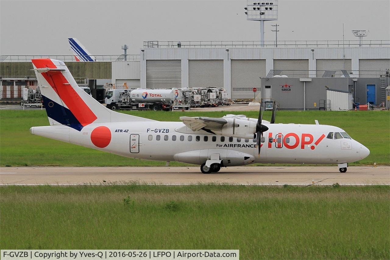 F-GVZB, 1997 ATR 42-500 C/N 524, ATR 42-500, take off run rwy 08, Paris-Orly airport (LFPO-ORY)