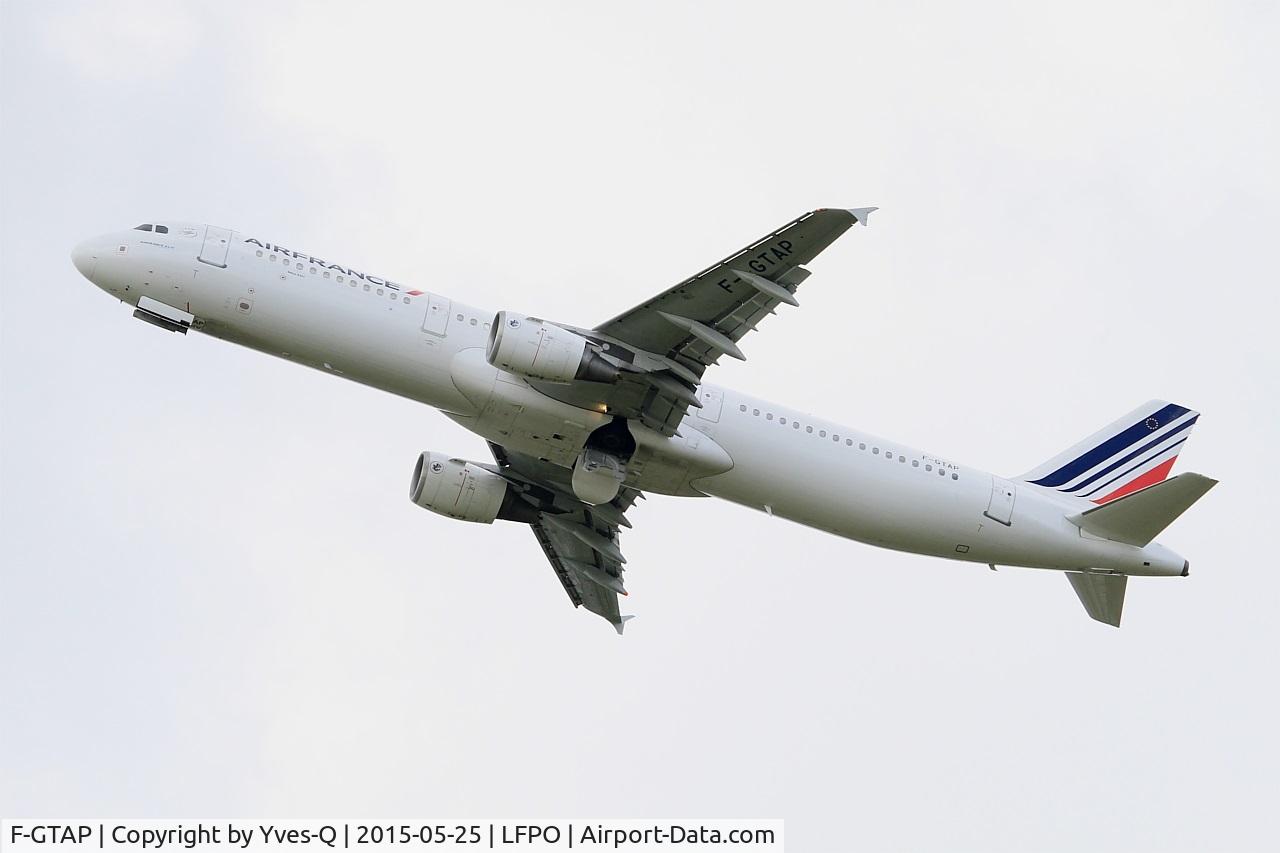 F-GTAP, 2008 Airbus A321-211 C/N 3372, Airbus A321-211, Take off rwy 24, Paris Orly Airport (LFPO-ORY)