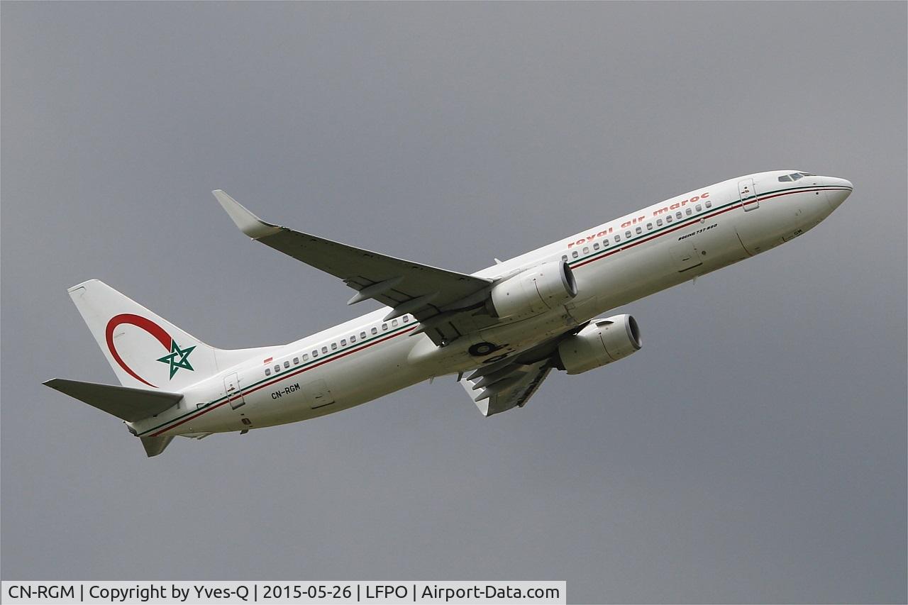 CN-RGM, 2013 Boeing 737-8B6 C/N 33074, Boeing 737-8B6, Take off Rwy 08, Paris-Orly Airport (LFPO-ORY)