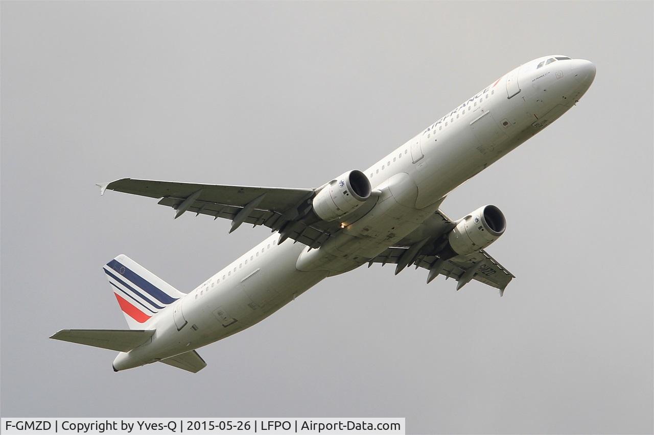 F-GMZD, 1995 Airbus A321-111 C/N 0529, Airbus A321-111, Take off Rwy 08, Paris-Orly Airport (LFPO-ORY)