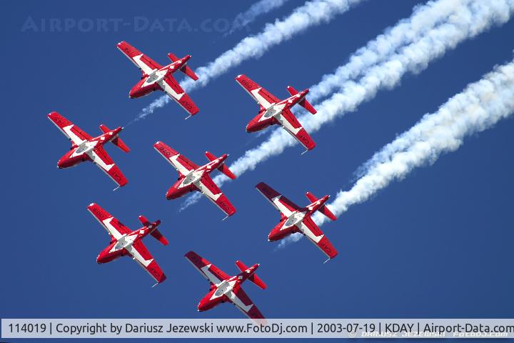 114019, Canadair CT-114 Tutor C/N 1019, CAF CT-114 Tutor 114019 C/N 1019 from Snowbirds Demo Team 15 Wing CFB Moose Jaw, SK