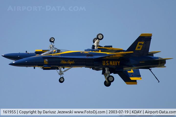 161955, McDonnell Douglas F/A-18A Hornet C/N 0166, F/A-18A Hornet 161955 C/N 0166 from Blue Angels Demo Team  NAS Pensacola, FL
