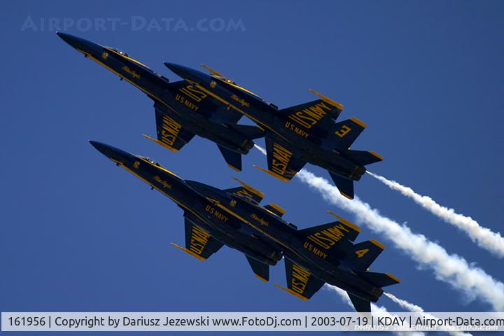 161956, McDonnell Douglas F/A-18A Hornet C/N 0167, F/A-18A Hornet 161956 C/N 0167 from Blue Angels Demo Team  NAS Pensacola, FL