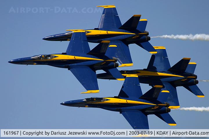 161967, McDonnell Douglas F/A-18A Hornet C/N 0183/A144, F/A-18A Hornet 161967 C/N 0183 from Blue Angels Demo Team  NAS Pensacola, FL