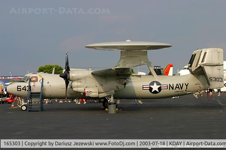 165303, Northrop Grumman E-2C Hawkeye 2000 C/N A52-176, E-2C Hawkeye 165303 643 from VAW-120 