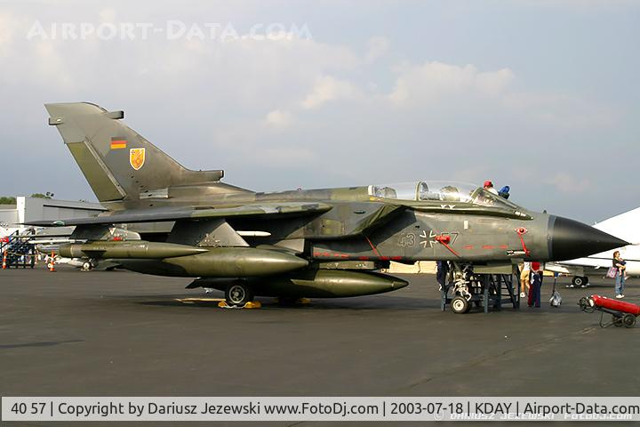40 57, 1980 Dassault-Dornier Alpha Jet A C/N 0057, GAF Panavia Tornado IDS 151/GS030/4057 from JBG 31 