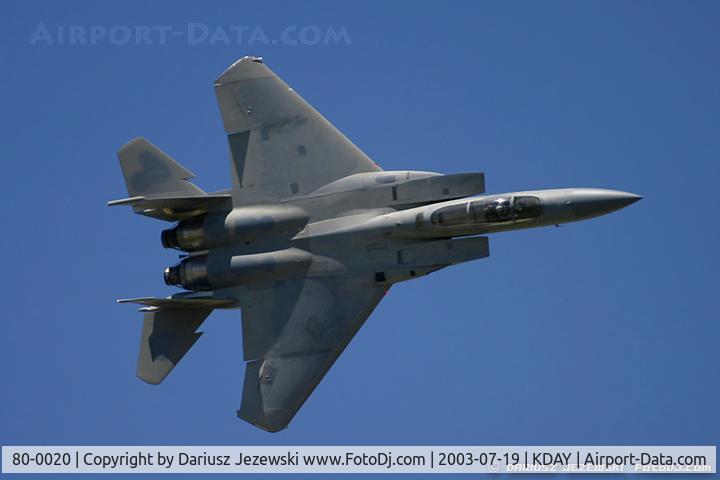 80-0020, 1980 McDonnell Douglas F-15C Eagle C/N 0662/C169, F-15C Eagle 80-0020 EG from 60th FS 'Fighting Crows' 33rd FW Eglin AFB, FL