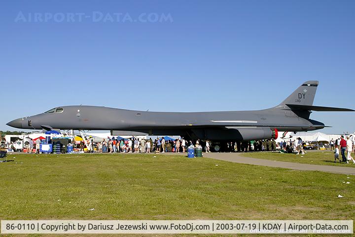 86-0110, 1986 Rockwell B-1B Lancer C/N 70, B-1B Lancer 86-0110 DY from 28th BS 7th BW Dyess AFB, TX