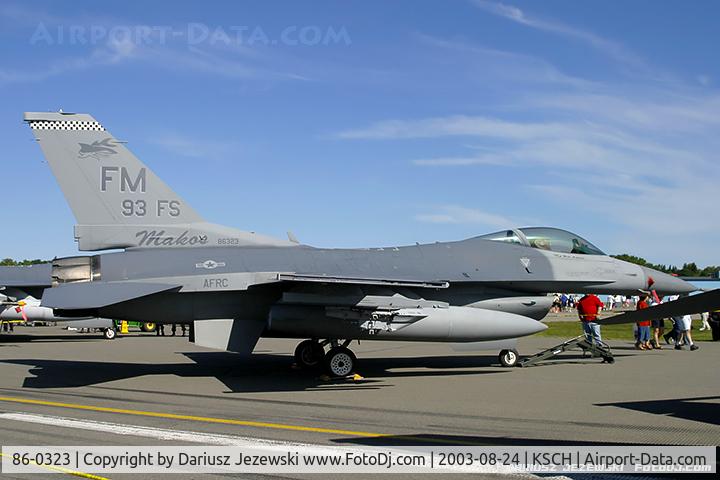 86-0323, 1986 Lockheed F-16C Fighting Falcon C/N 5C-429, F-16C Fighting Falcon 86-0323 FM from 482nd FS 