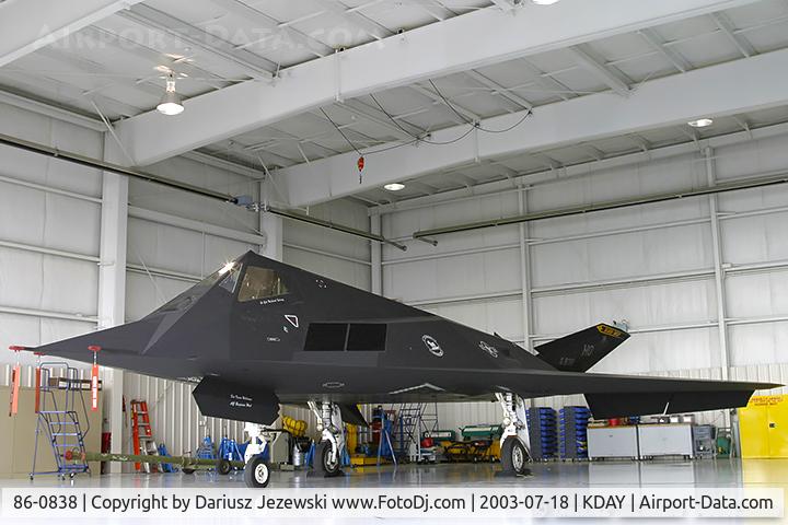 86-0838, 1986 Lockheed F-117A Nighthawk C/N A.4063, F-117A Nighthawk 86-0838 HO from 8th FS 
