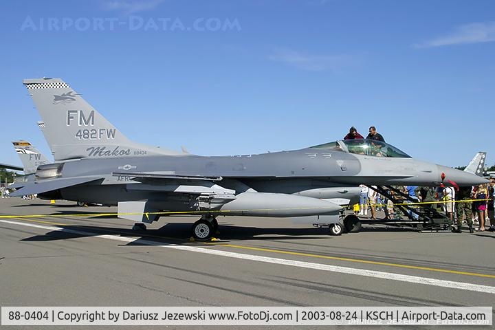 88-0404, 1988 General Dynamics F-16C Fighting Falcon C/N 5C-618, F-16C Fighting Falcon 88-0404 FM from 482nd FS 
