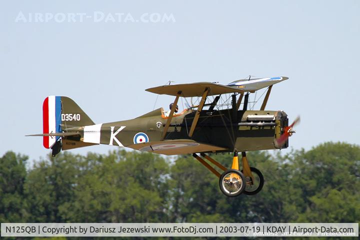 N125QB, Royal Aircraft Factory SE-5A Replica C/N D3540, Se-5A C/N D3540, N125QB