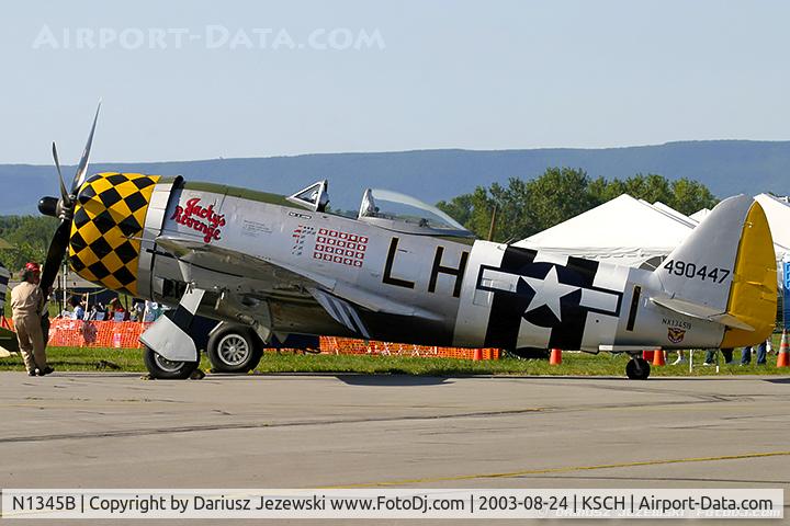 N1345B, 1945 Republic P-47D Thunderbolt C/N 399-55592, Republic P-47D Thunderbolt 