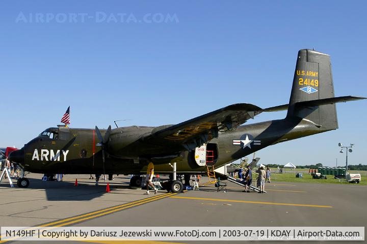 N149HF, 1962 De Havilland Canada DHC-4A Caribou C/N 85, De Havilland Canada C-7B Caribou 62-4149C/N 85, N149HF