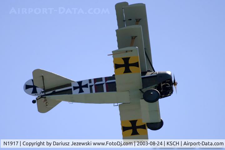 N1917, 1969 Fokker Dr.1 Triplane Replica C/N 101, Fokker DR.I C/N 101, N1917