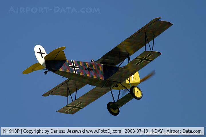 N1918P, 1991 Fokker D-VII Replica C/N 6880, Fokker D-VII replica  C/N 6880, NX1918P