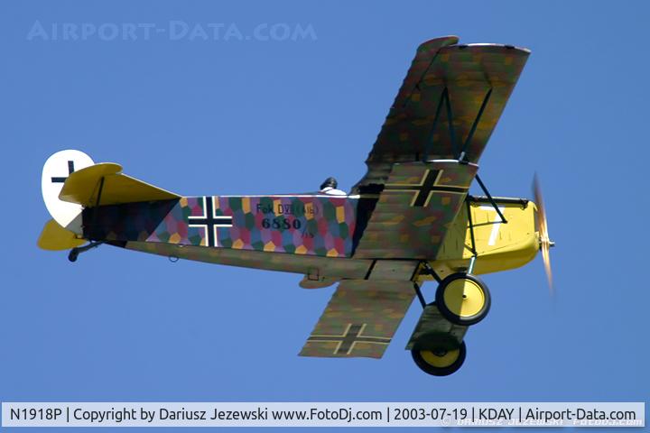 N1918P, 1991 Fokker D-VII Replica C/N 6880, Fokker D-VII replica  C/N 6880, NX1918P