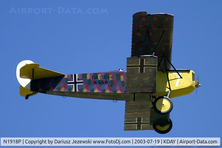N1918P, 1991 Fokker D-VII Replica C/N 6880, Fokker D-VII replica  C/N 6880, NX1918P