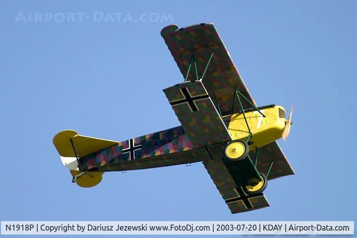 N1918P, 1991 Fokker D-VII Replica C/N 6880, Fokker D-VII replica  C/N 6880, NX1918P