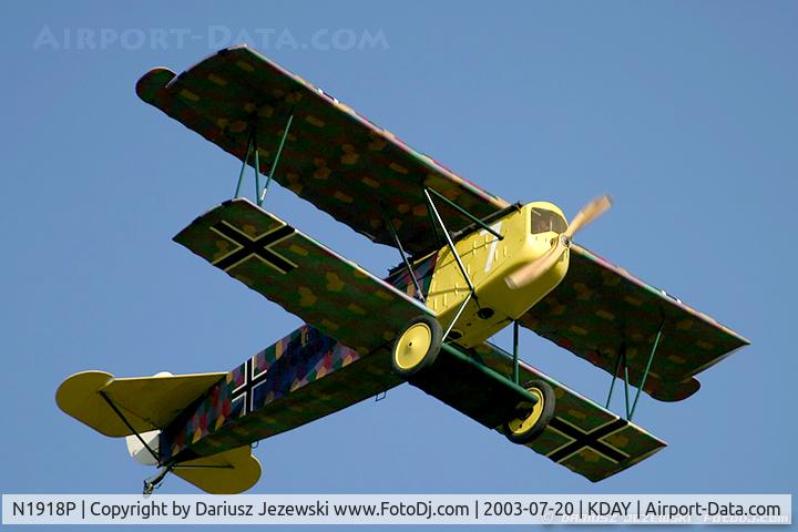 N1918P, 1991 Fokker D-VII Replica C/N 6880, Fokker D-VII replica  C/N 6880, NX1918P