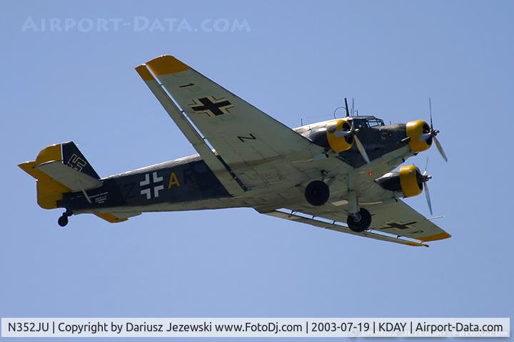 N352JU, 1941 Junkers (CASA) 352L (Ju-52) C/N 67, CASA-352-L (Ju-52) C/N T2B-176, N352JU