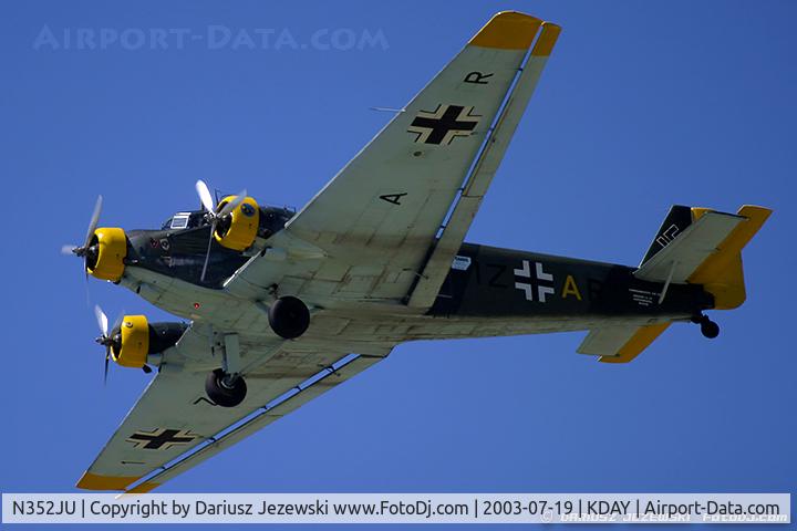 N352JU, 1941 Junkers (CASA) 352L (Ju-52) C/N 67, CASA-352-L (Ju-52) C/N T2B-176, N352JU