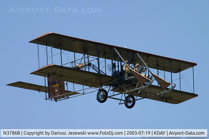 N3786B, 1981 Wright Model B Flyer Replica C/N 001, Wright 
