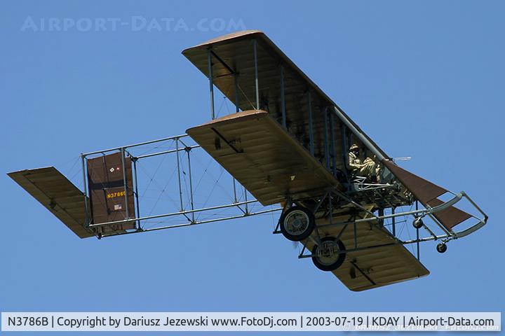 N3786B, 1981 Wright Model B Flyer Replica C/N 001, Wright 