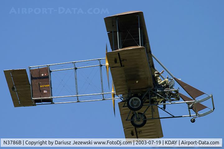 N3786B, 1981 Wright Model B Flyer Replica C/N 001, Wright 