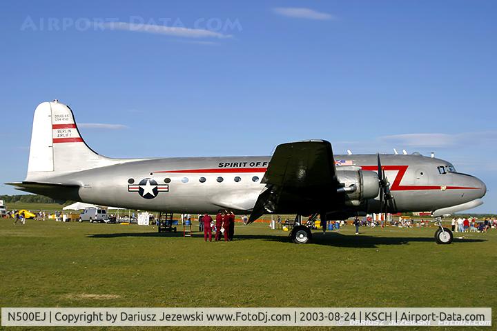 N500EJ, 1945 Douglas C-54E Skymaster (DC-4A) C/N DO316, Douglas C-54E-DC Skymaster C/N 27370 - Berlin Airlift Historical Foundation, N500EJ