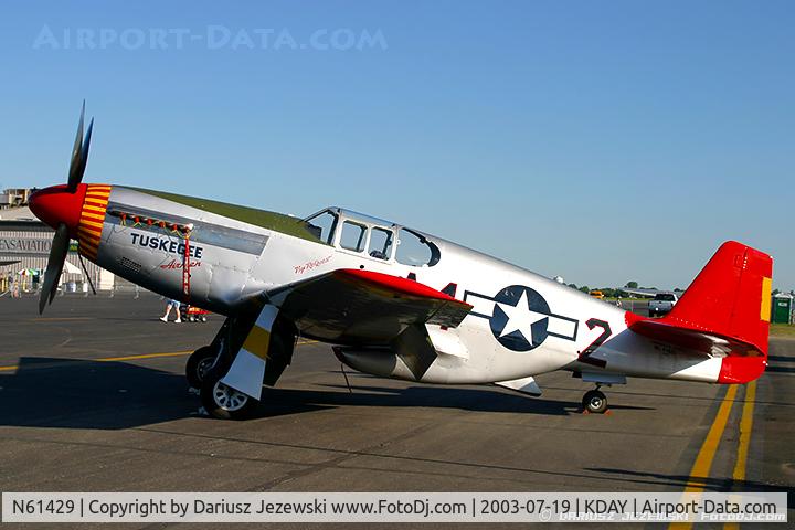 N61429, 1942 North American P-51C Mustang C/N 103-26199, North American P-51C Mustang 