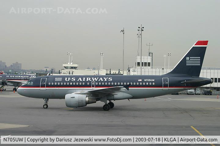 N705UW, 1998 Airbus A319-112 C/N 0929, Airbus A319-112  C/N 0929, N705UW