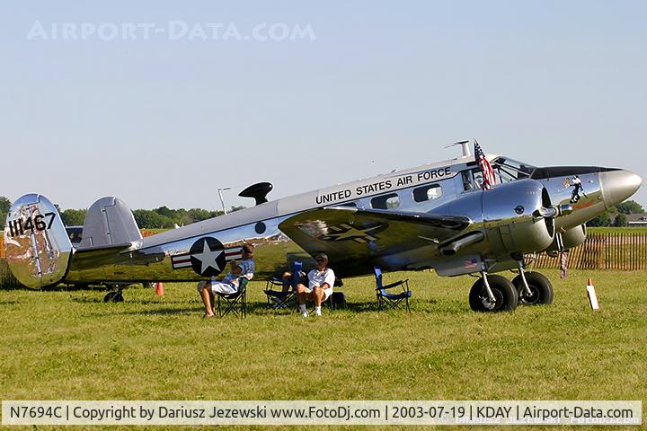 N7694C, 1951 Beech C-45G Expeditor C/N AF-24, Beech C45G Expeditor C/N AF-24, N7694C