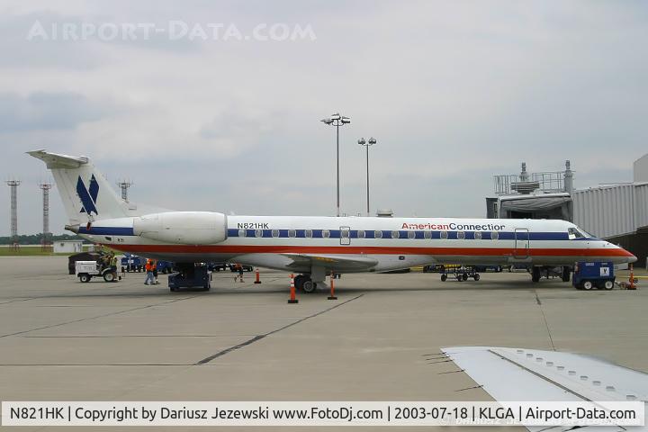 N821HK, 1998 Embraer ERJ-145LR (EMB-145LR) C/N 145068, Embraer EMB-145  C/N 145068, N821HK