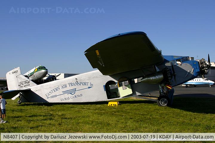 N8407, 1929 Ford 4-AT-E Tri-Motor C/N 69, Ford 4-AT-E Trimotor  C/N 69, NC8407