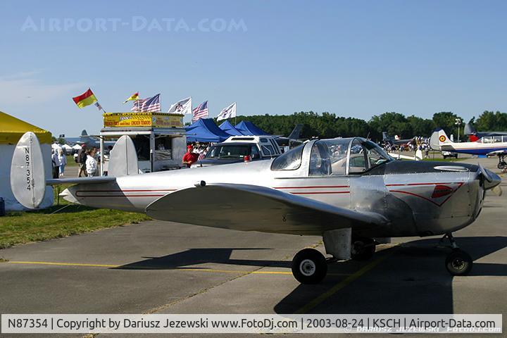 N87354, 1946 Erco 415C Ercoupe C/N 527, Engineering & Research 415-C  C/N 527, N87354