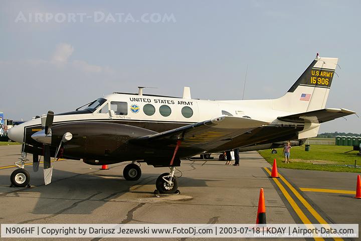 N906HF, 1971 Beech U-21G (A90-1) Ute C/N LM-140, Beech 65-A90-1 Queen Air (U-21G Ute)  C/N LM-140, N906HF