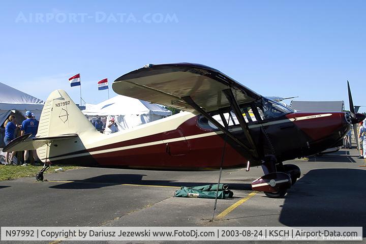 N97992, 1946 Stinson 108-1 Voyager C/N 108-992, Stinson 108-1 Voyager  C/N 108-992, N97992