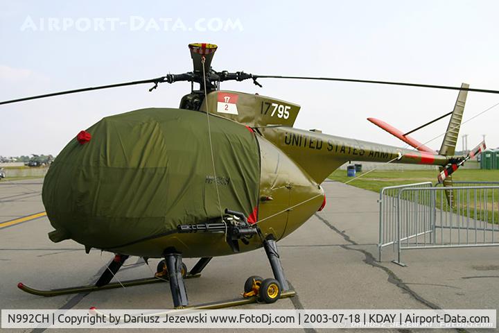 N992CH, 1967 Hughes OH-6A Cayuse C/N 380346, Hughes 369A (OH-6A)  C/N 380346, N992CH