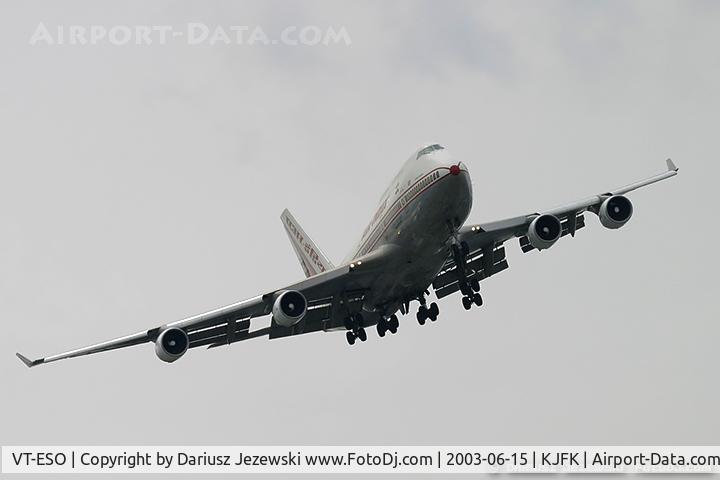 VT-ESO, 1993 Boeing 747-437 C/N 27165, Boeing 747-437  C/N 27165, VT-ESO