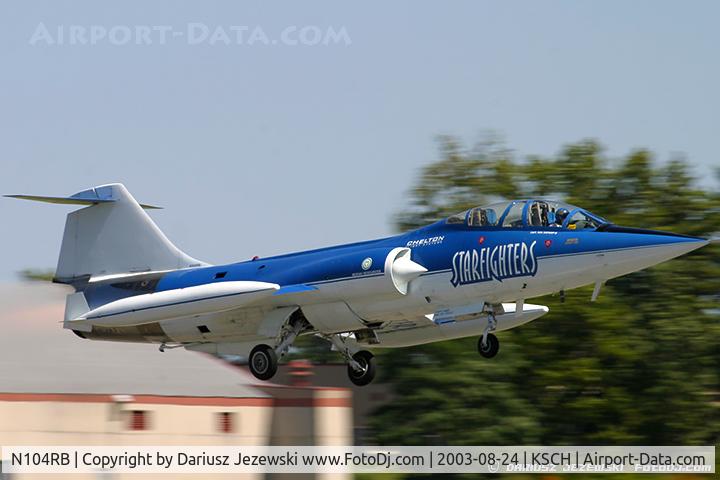 N104RB, 1962 Lockheed CF-104D Starfighter C/N 583A-5302, Lockheed CF-104D Starfighter C/N 104632, N104RB