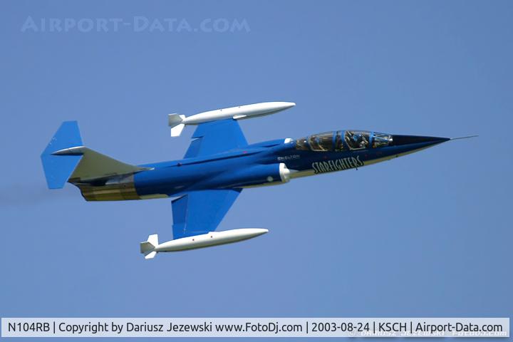 N104RB, 1962 Lockheed CF-104D Starfighter C/N 583A-5302, Lockheed CF-104D Starfighter C/N 104632, N104RB