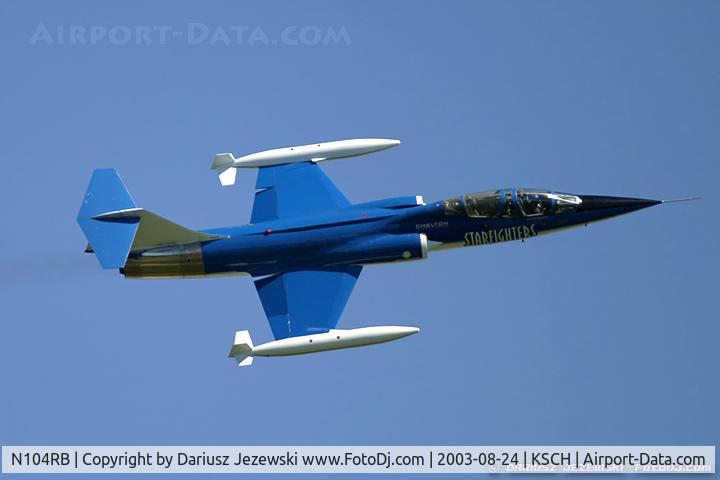 N104RB, 1962 Lockheed CF-104D Starfighter C/N 583A-5302, Lockheed CF-104D Starfighter C/N 104632, N104RB