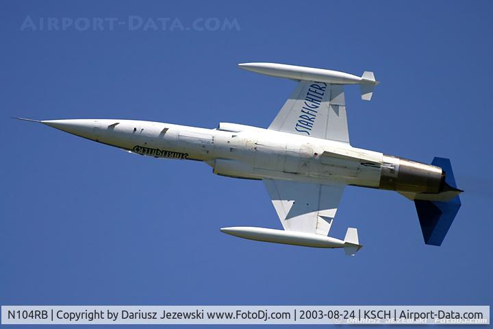 N104RB, 1962 Lockheed CF-104D Starfighter C/N 583A-5302, Lockheed CF-104D Starfighter C/N 104632, N104RB