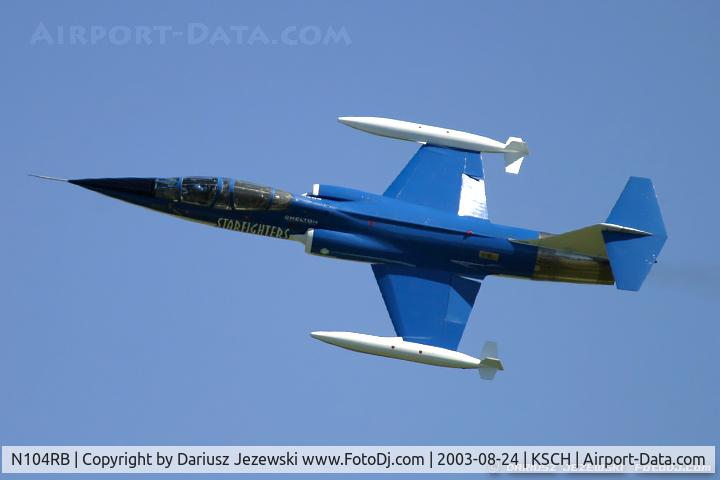N104RB, 1962 Lockheed CF-104D Starfighter C/N 583A-5302, Lockheed CF-104D Starfighter C/N 104632, N104RB