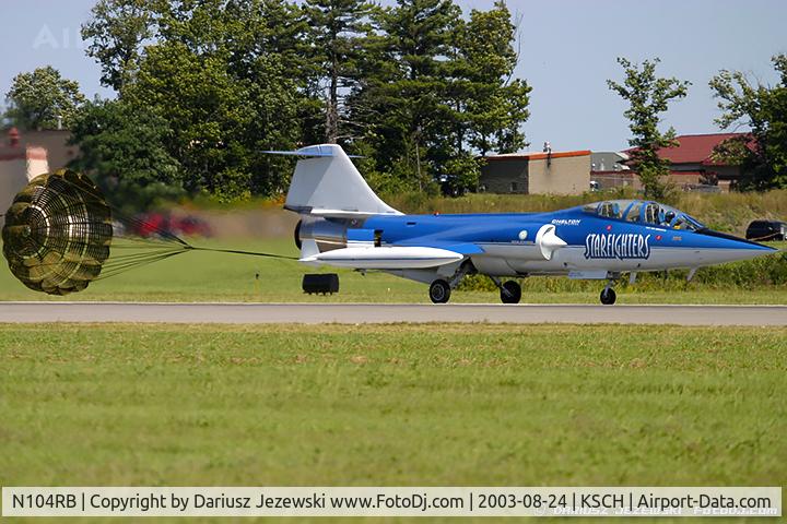N104RB, 1962 Lockheed CF-104D Starfighter C/N 583A-5302, Lockheed CF-104D Starfighter C/N 104632, N104RB